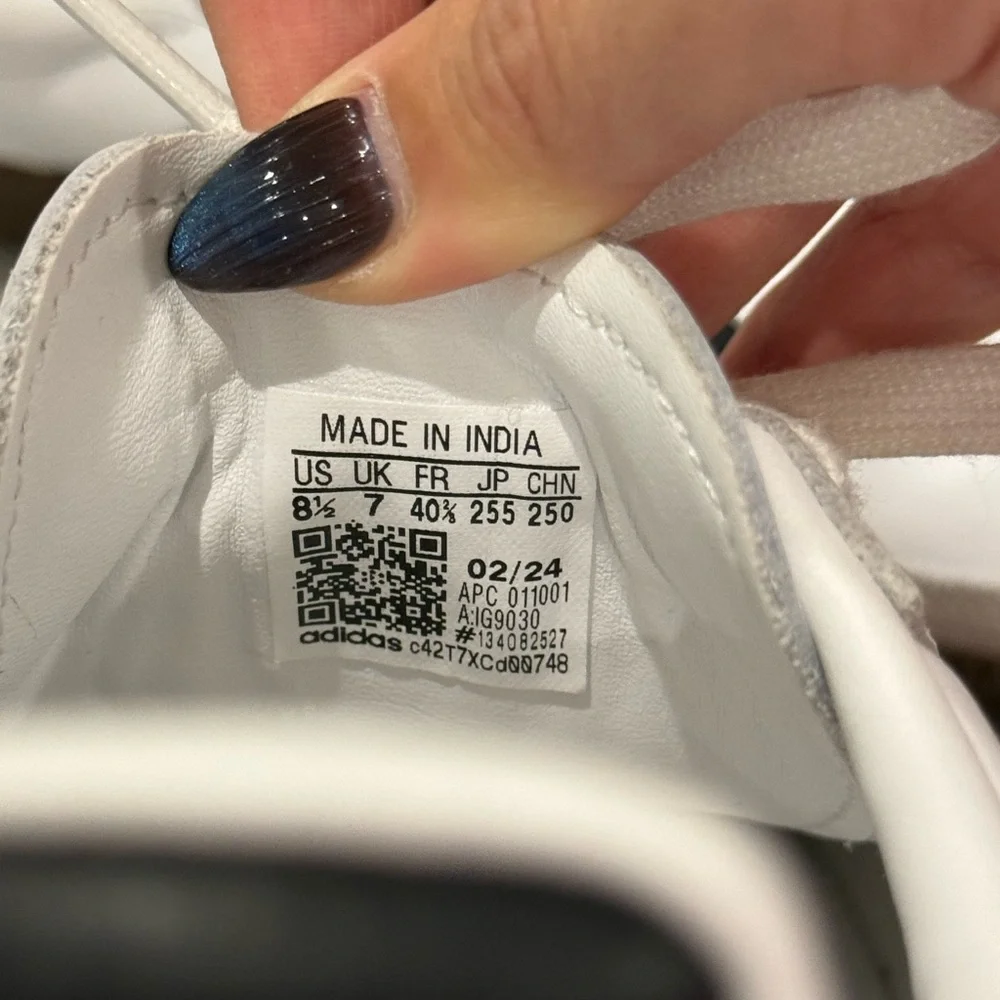 Adidas Samba OG Black White 8.5 women’s like new - Picture 7 of 9